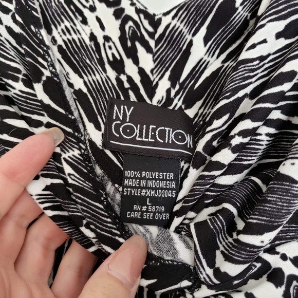 NY COLLECTION KNOTTED FRONT DRESS - Picture 5 of 6